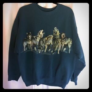 Wolf pack sweatshirt - vintage